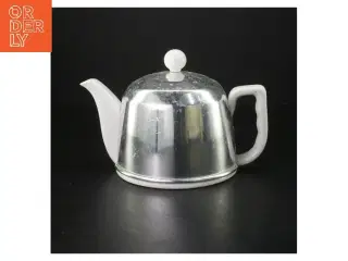 Tekande med metalskinnende låg (str. Ø 14 cm)