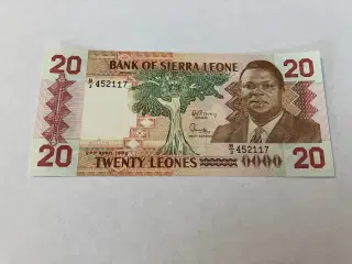 20 Leones Sierra Leone 1988