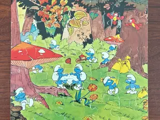 Les Schtroumpfs / smølferne, 3 puslespil á 25 brik