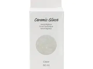Keramikglasur, 984-1101 °C, transparent, klar, 60 ml/ 1 ds.