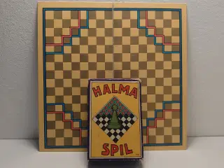 Halma brætspil. C.E.S.-Danske Spil nr1107. Ca 1940