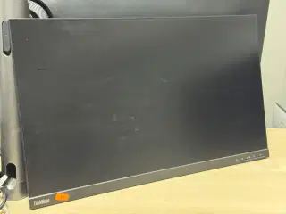 2 stk. Skærme, LENOVO Thinkvision S27e-20 inkl. Bordbeslag