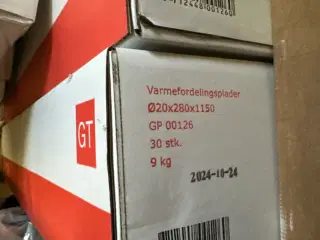 Varmefordelingsplader ø20