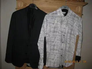 Konfirmation jakke & skjorte 