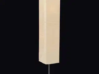 Standerlampe med stålfod 135 cm beige