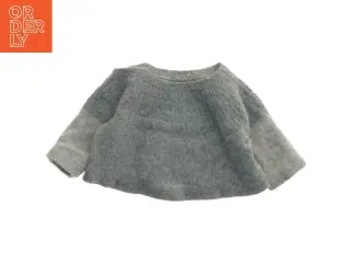 Strikket babytrøje i ren uld (str. Bryst. 25 cm. længde. 20 cm)