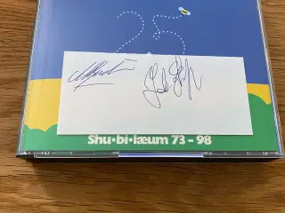 Shubidua album med autograf