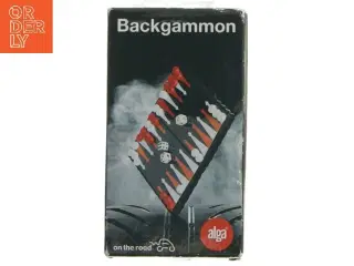 Rejsestørrelse backgammon spil fra Alga (str. 13,5x7,5 cm)