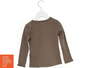 Brun rib Bluse fra H&M (str. 110 cm)