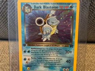 Pokemon first edition Dark Blastoise holo kort NM