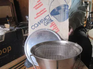 Transportabel grill samt Weber grill