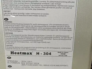 Hetamax model 304 petroleum ovn