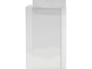 Glasklar PET Æske 51x100x26 mm - 100 stk.