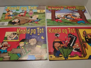 4 stk Knold og Tot. 1979, 1990, 2003,2013.