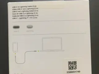 Apple USB-C til Lightning-kabel (2 m)  
