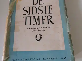 De sidste timer