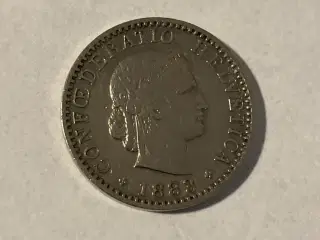 20 Rappen 1883 Switzerland