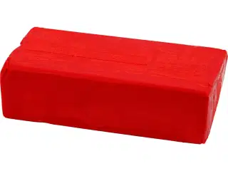 Modellervoks, str. 13x6x4 cm, rød, 500 g/ 1 pk.