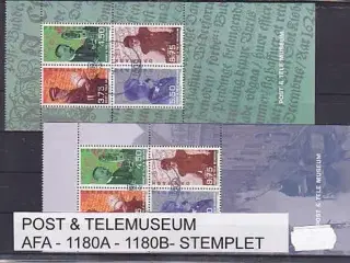Post & Telemuseum AFA 1180A-1180B Stemplet