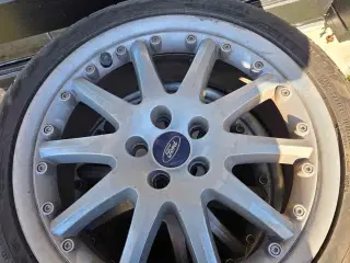 18" org ford alu 5x108 med nye dæk 225/40/18