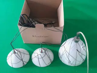 3 stk Herstal lamper