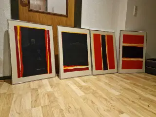 Benny Doré (f. 1948) – Serie af 4 originale serigr