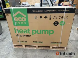 - - - KASAI eco Home KHC-08RY3 luft til vand varmepumpe