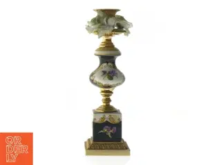 Dekorativ lysestage med blomsterdesign (str. 20 cm)