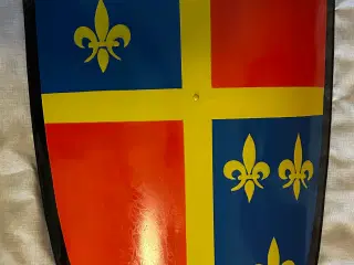 Middelalderskjold “Fleur” Middelalderskjold i meta