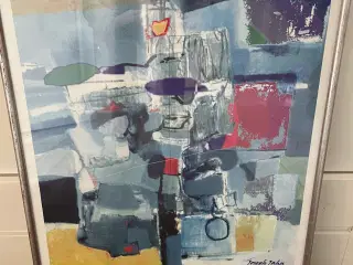 Indrammet plakat af Joseph Jahn