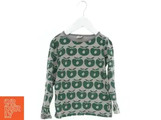 Børnebluse med æbleprint fra Småfolk (str. 104)