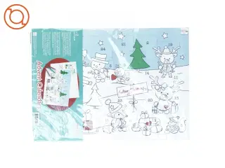 Julekalender farv-selv fra Pandora Hobby (str. 40 x 30 cm)