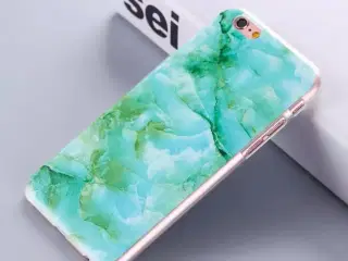 NY grøn marmor cover til iPhone 6 6s 7 8