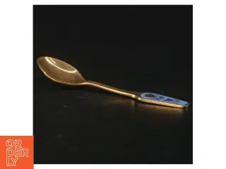 Antik metalske med blåt emblem fra Meka Denmark (str. Længde, 11 cm)