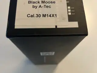 A-Tech Black Moose Lyddæmper kal. 30