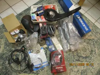 Mange af nye forskellige cykeldele Det hele for 7