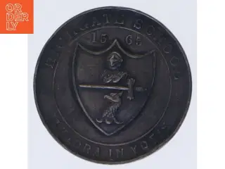 Gammel Highgate School medalje fra 1922 (str. Ø 4,5 cm)