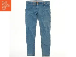 Blå Jeans med Baglommer (str. 128)