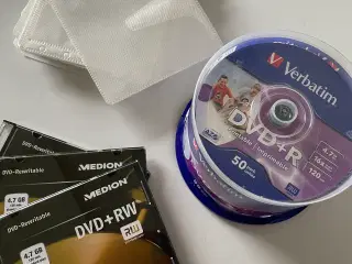 Nye brændbare dvd skiver