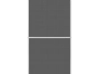Hængslet insektnet til dør 100x215 cm hvid