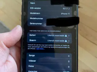 iPhone 11 68GB Sort