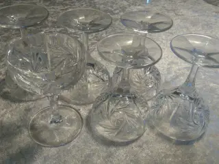 6 sherry krystal glas 