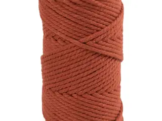 Macramé Reb 55m - Brændt Orange, 4mm Diameter