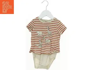 Kortærmet bodystocking med striber fra Sergent Major (str. 80)