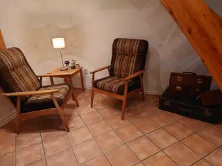 Lænestole i teaktræ