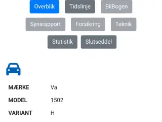 Ældre hestetrailer variant årg 93