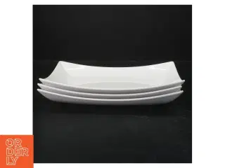 Hvid porcelænsskål fra IKEA (str. 3 styk. 25 x 17 cm)