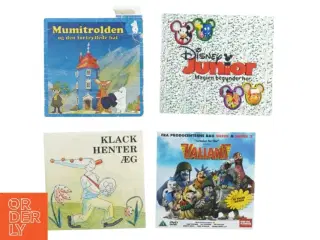 Børne cd&#39;er og dvd&#39;er fra Disney