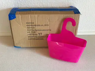 1 kasse m/20 stk opbevaringmed krog