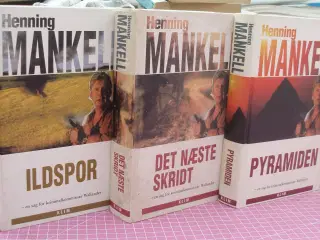 Wallander hardback bøger af Henning Mankell